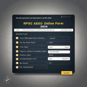 RPSC ASO Online Form 2024